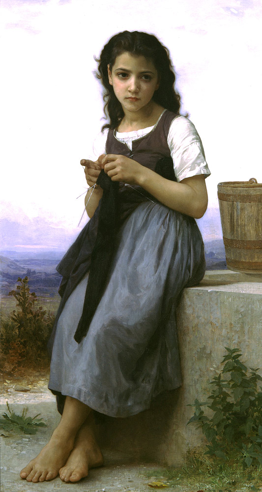 The Knitter (1884).