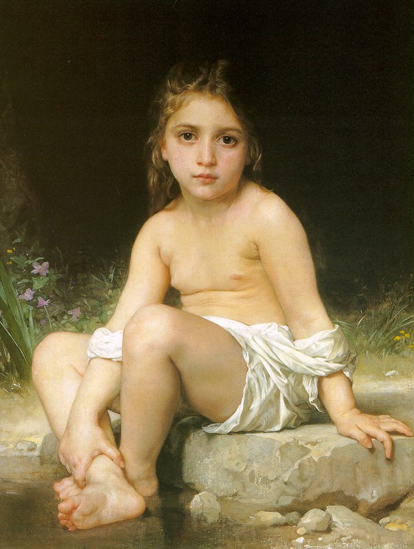 Child at Bath (1886).