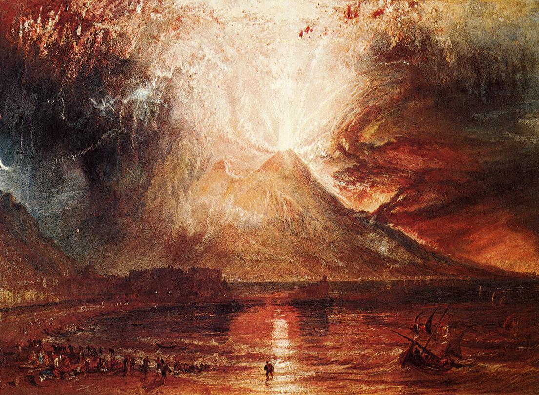 Mount Vesuvius in Eruption (1817).