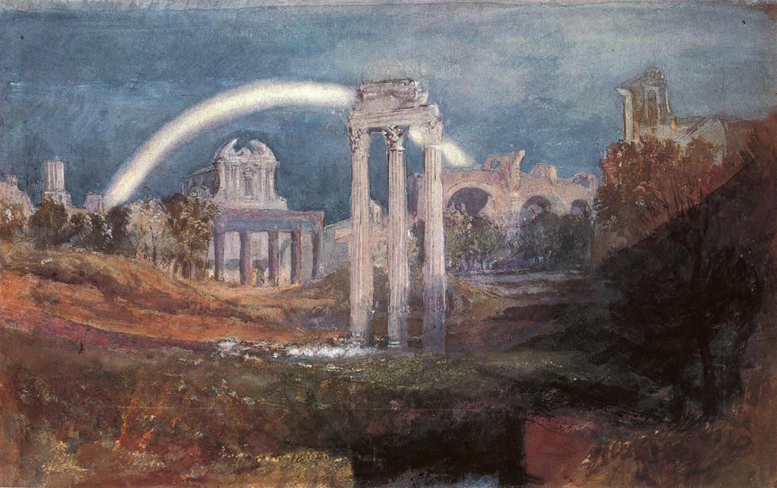 Rome, The Forum with a Rainbow (1819).