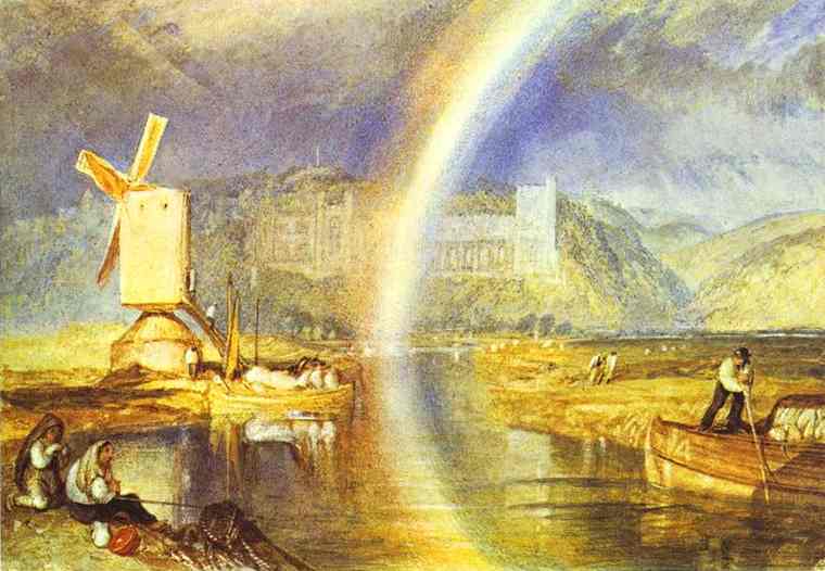 Arundel Castle, with Rainbow (1824).