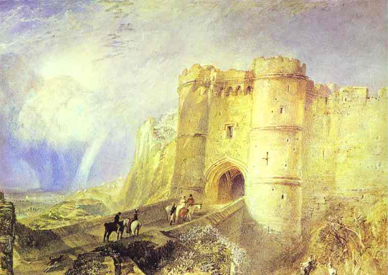 Carisbrook Castle, Isle of Wight (1828).